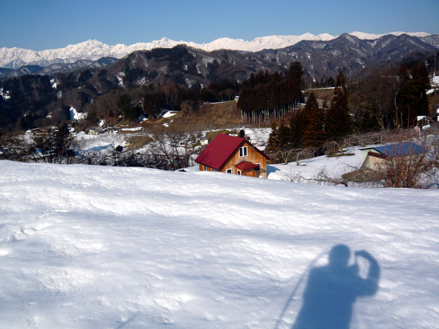 アルプスと自分を写す