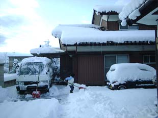 初雪が大雪