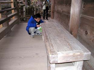 室生寺の奥の院の回廊